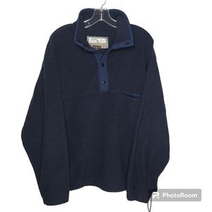 Dark Blue Canyon Ridge Fleece Pullover